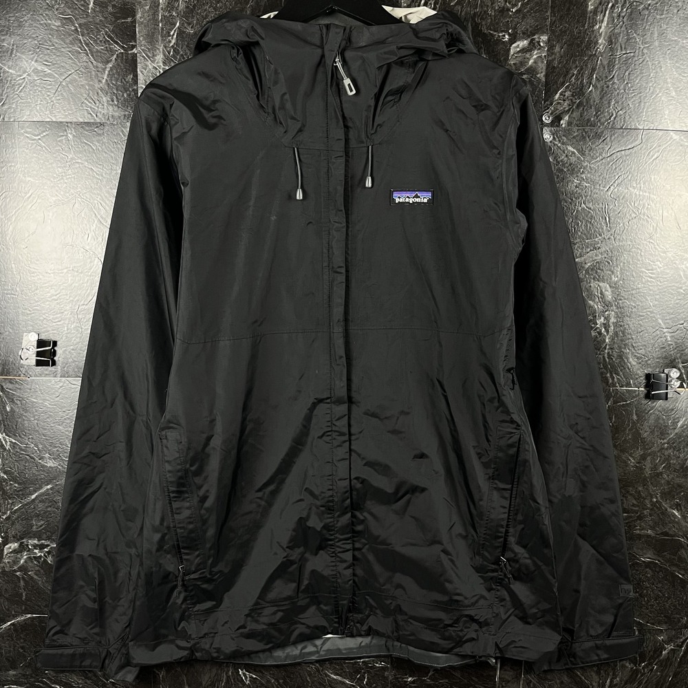 Patagonia Men's Black H2NO Torrentshell Rain Jacket Medium